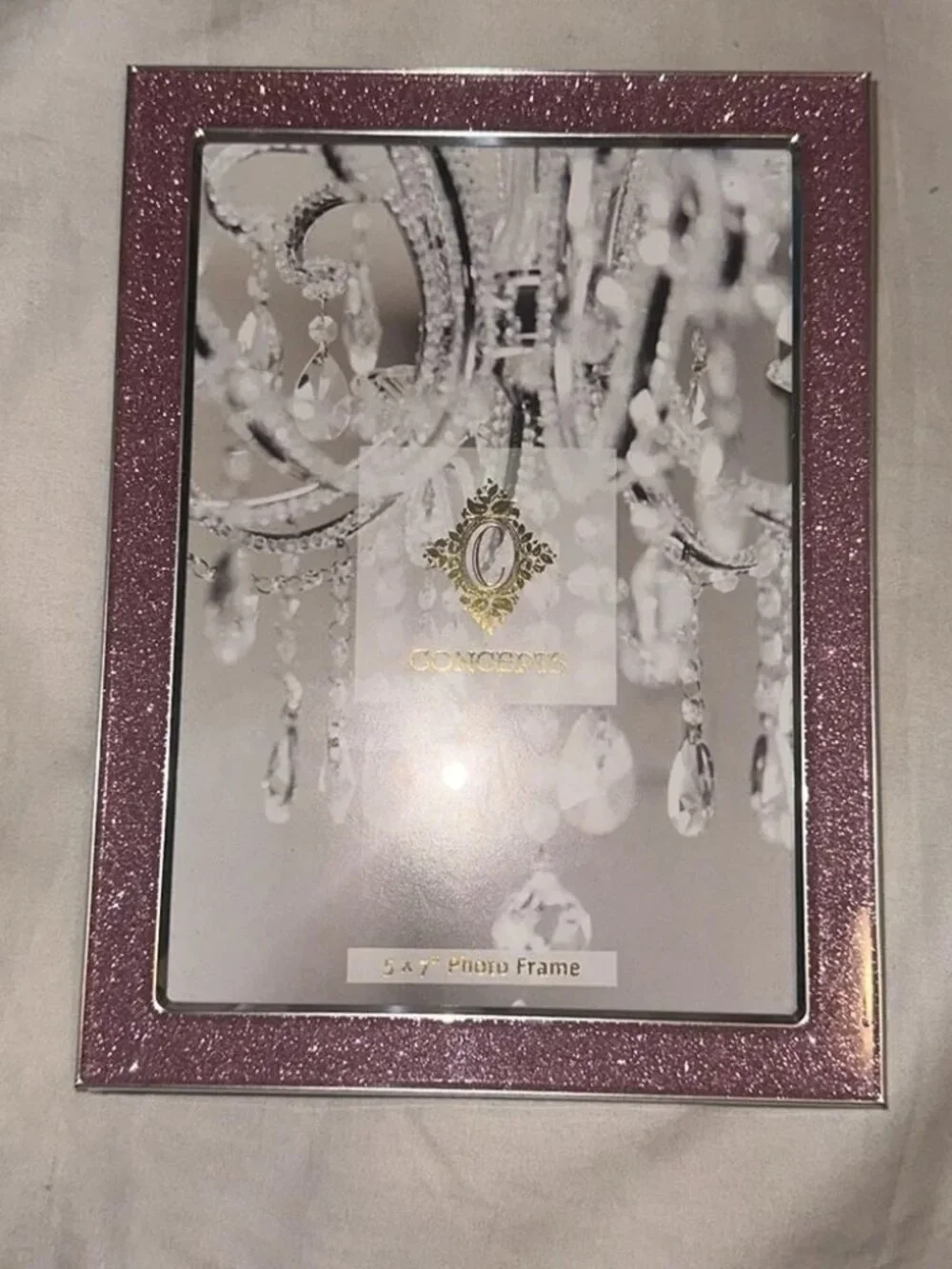 NWT‎ Concepts Pink Glitter Photo Frame 5